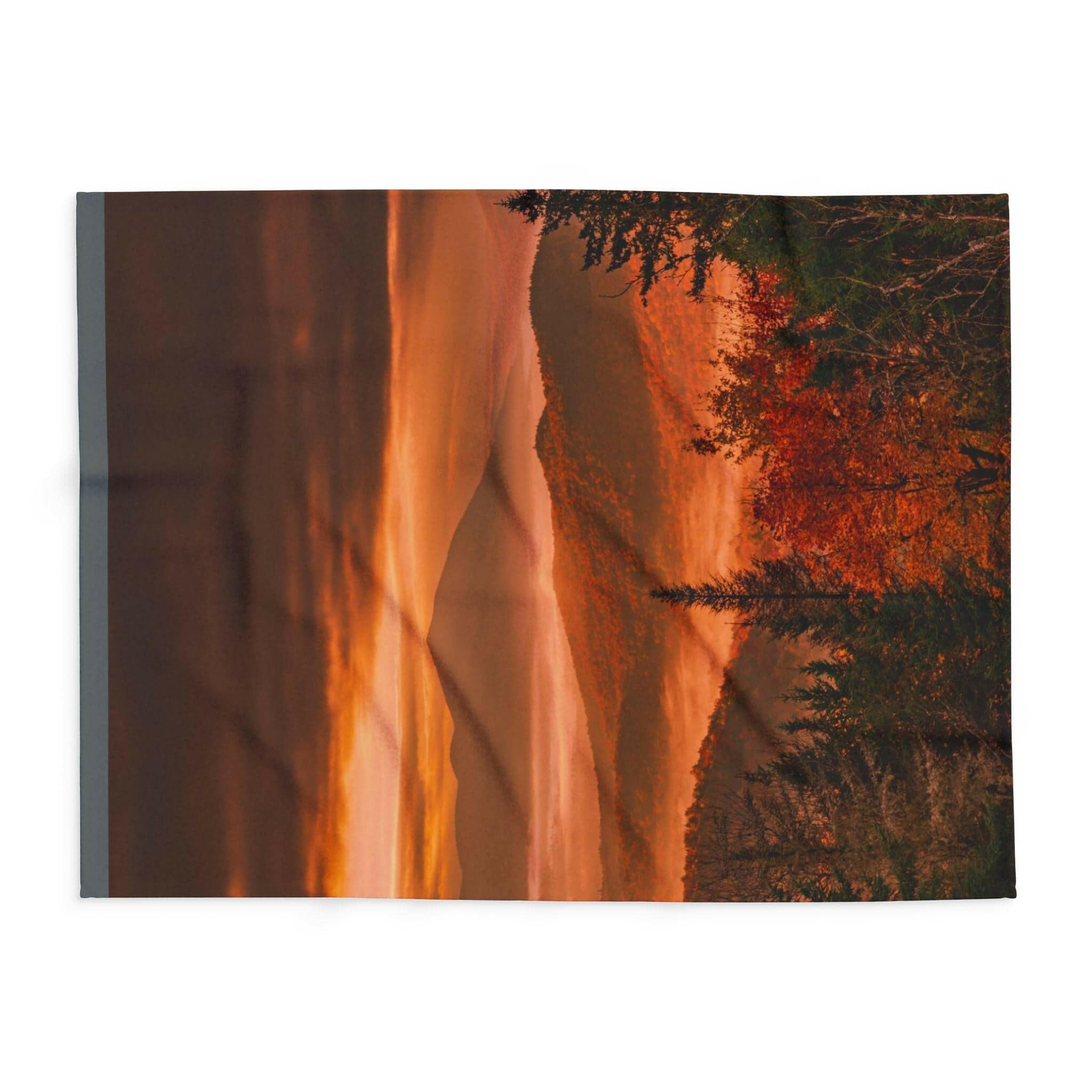 Goodnow Mountain-Arctic Fleece Blanket.