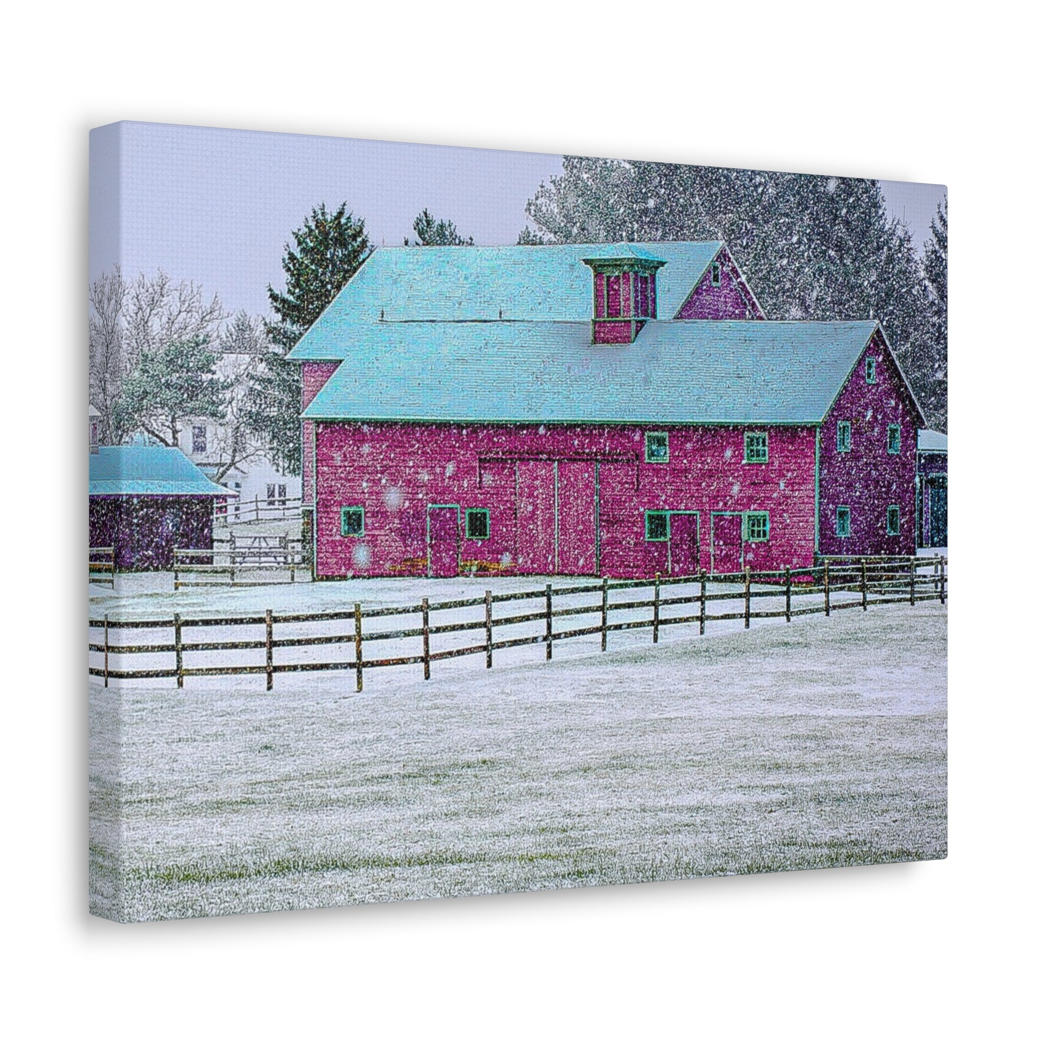 Canvas Gallery Wraps-Red Barn