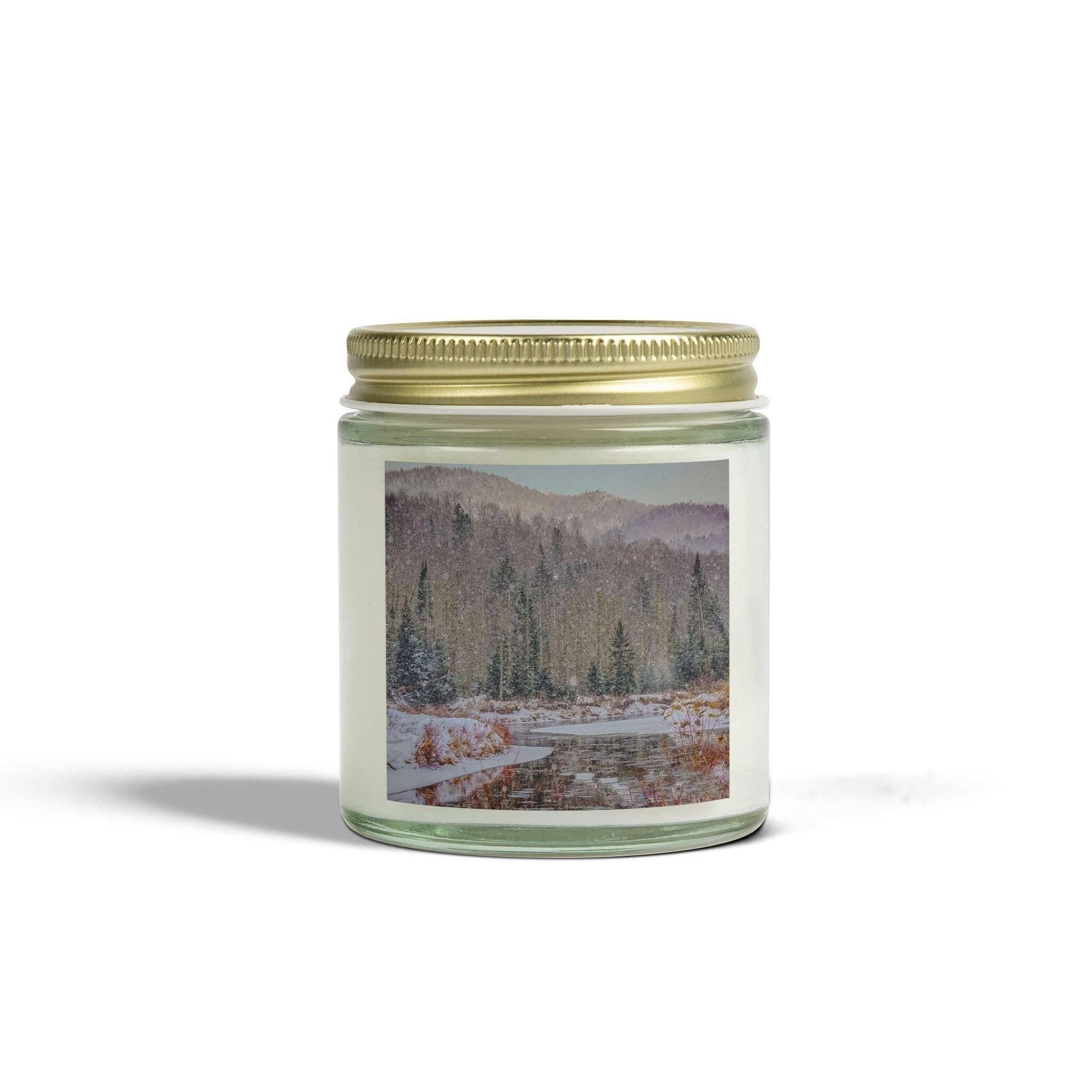 Scented Candles, Mountain Wintry Scene.