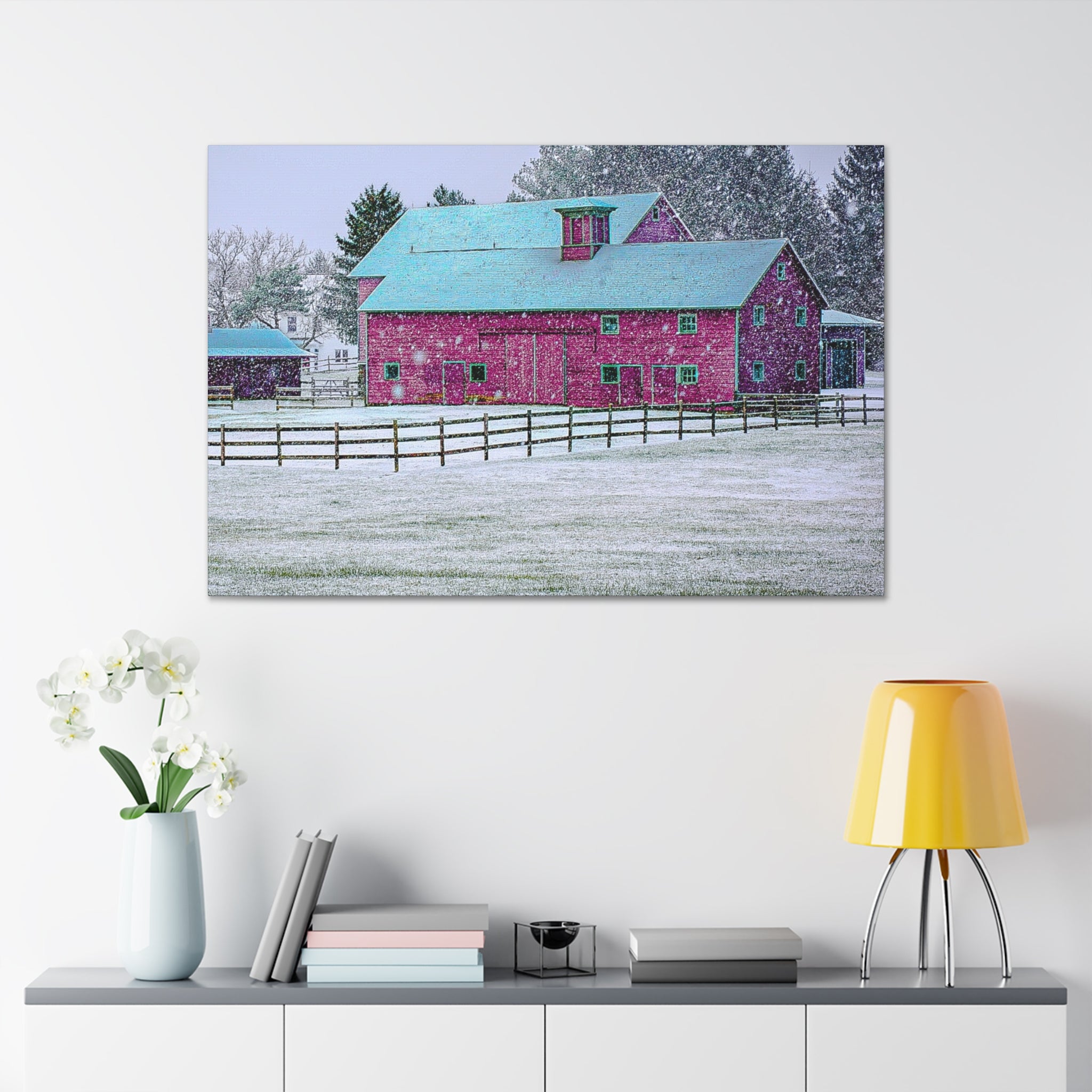 Canvas Gallery Wraps-Red Barn