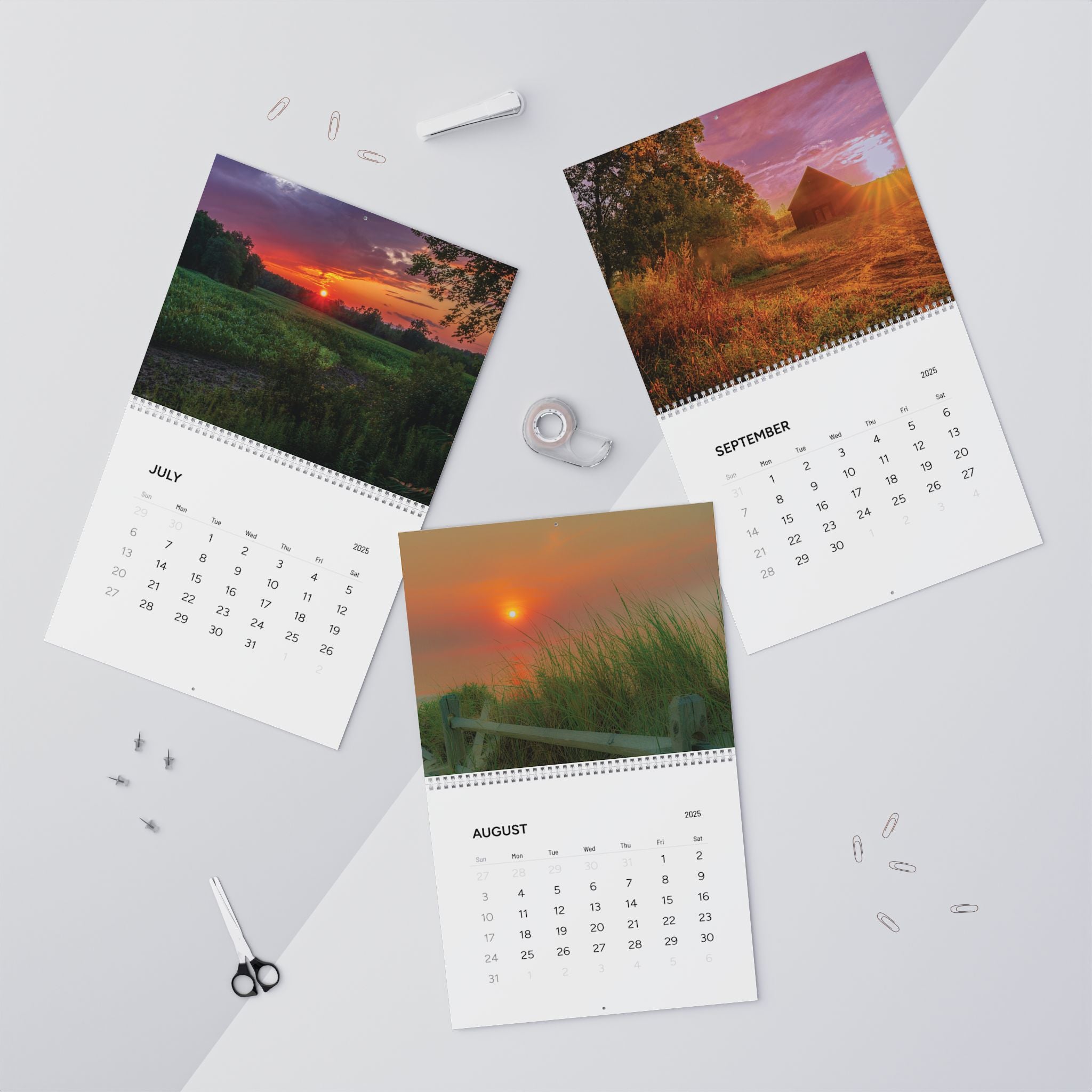 2025 Wall Calendars - Adirondack Mountains Rural Landscapes