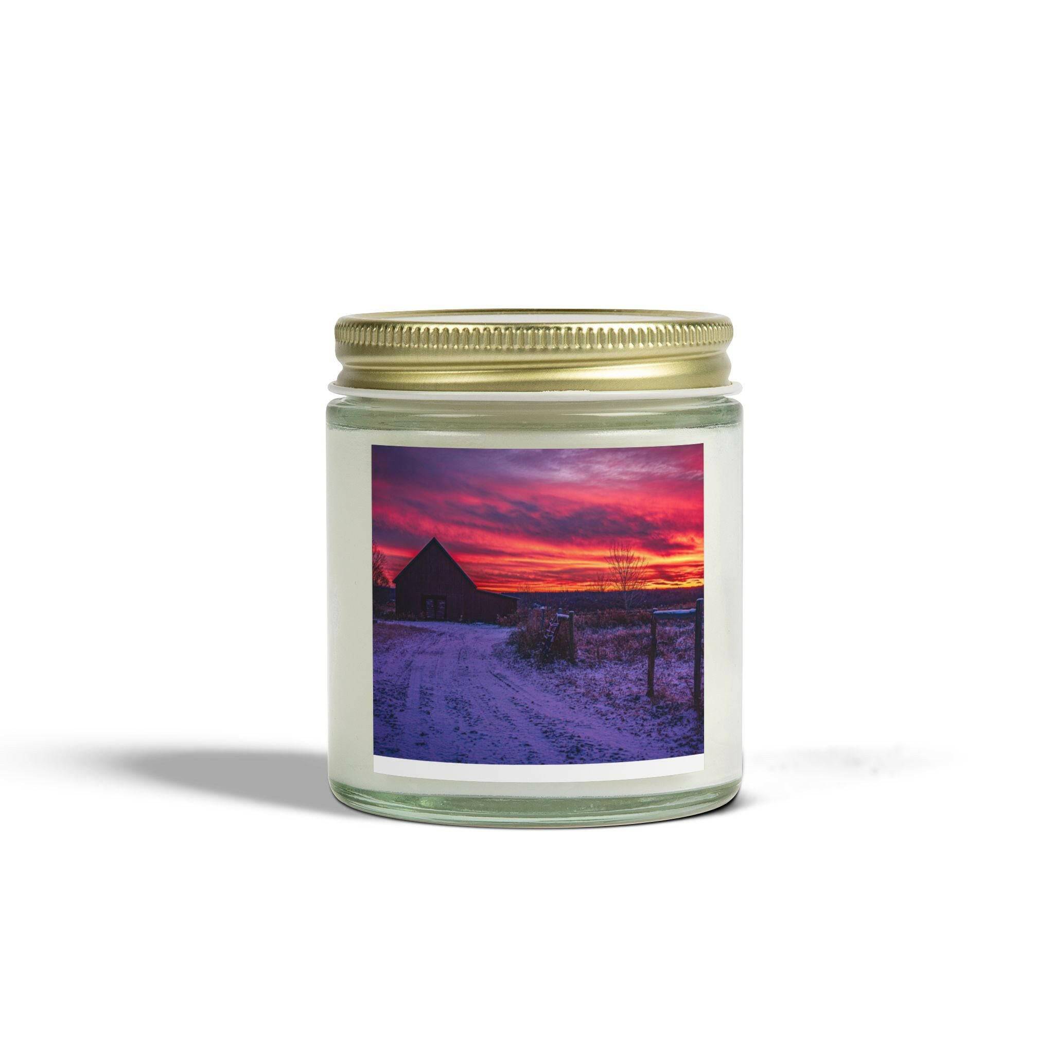 Scented Candles, December Sunrise in Ballston Lake, New York.