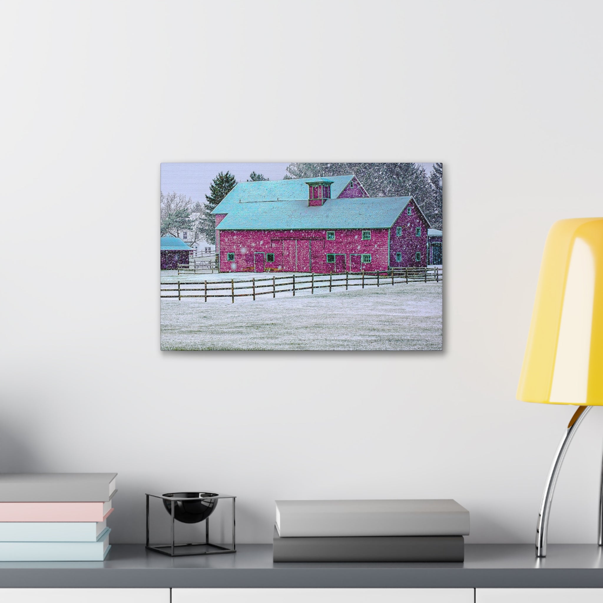 Canvas Gallery Wraps-Red Barn