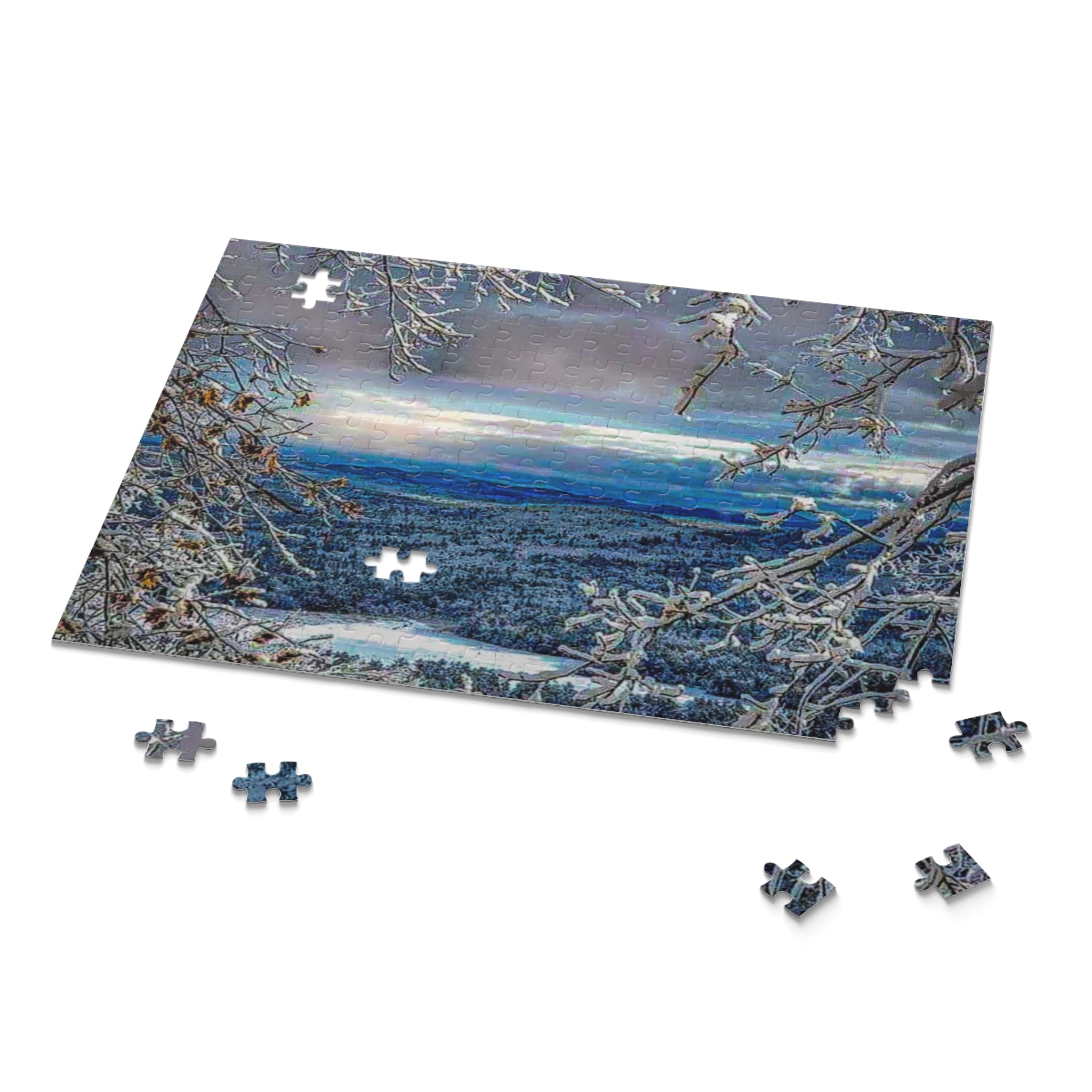 Puzzle (120, 252, 500-Piece)-Adirondack Mountain Hike