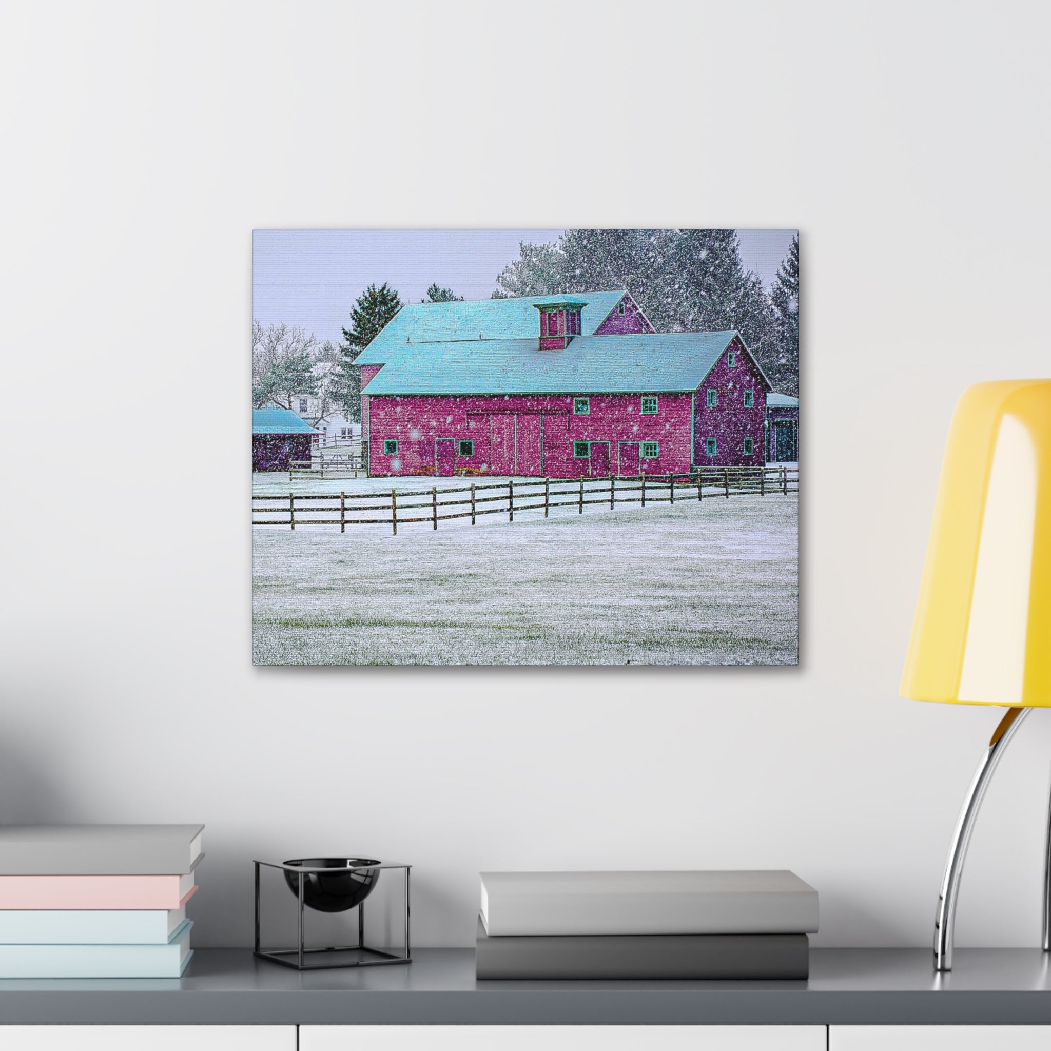 Canvas Gallery Wraps-Red Barn