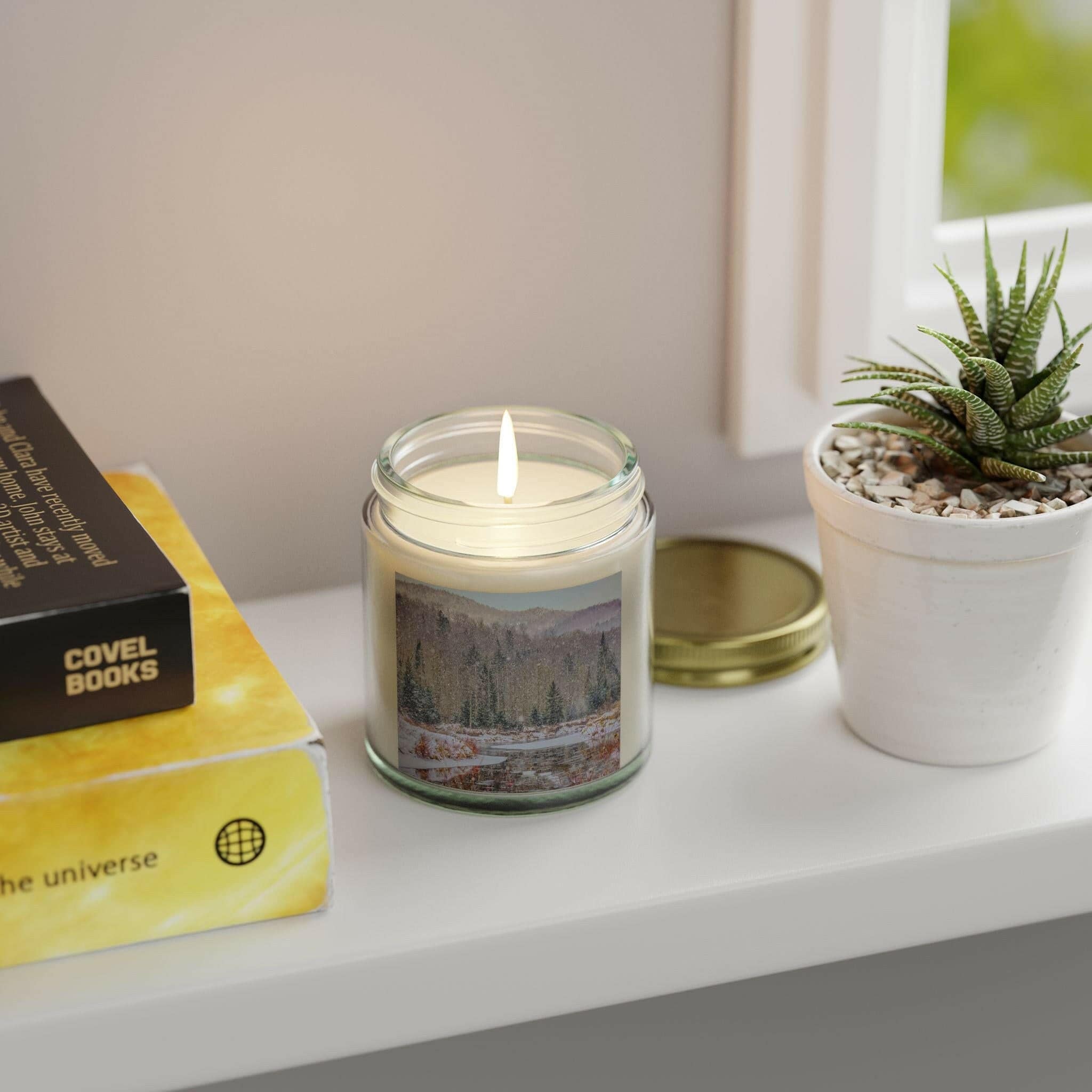 Scented Candles, Mountain Wintry Scene