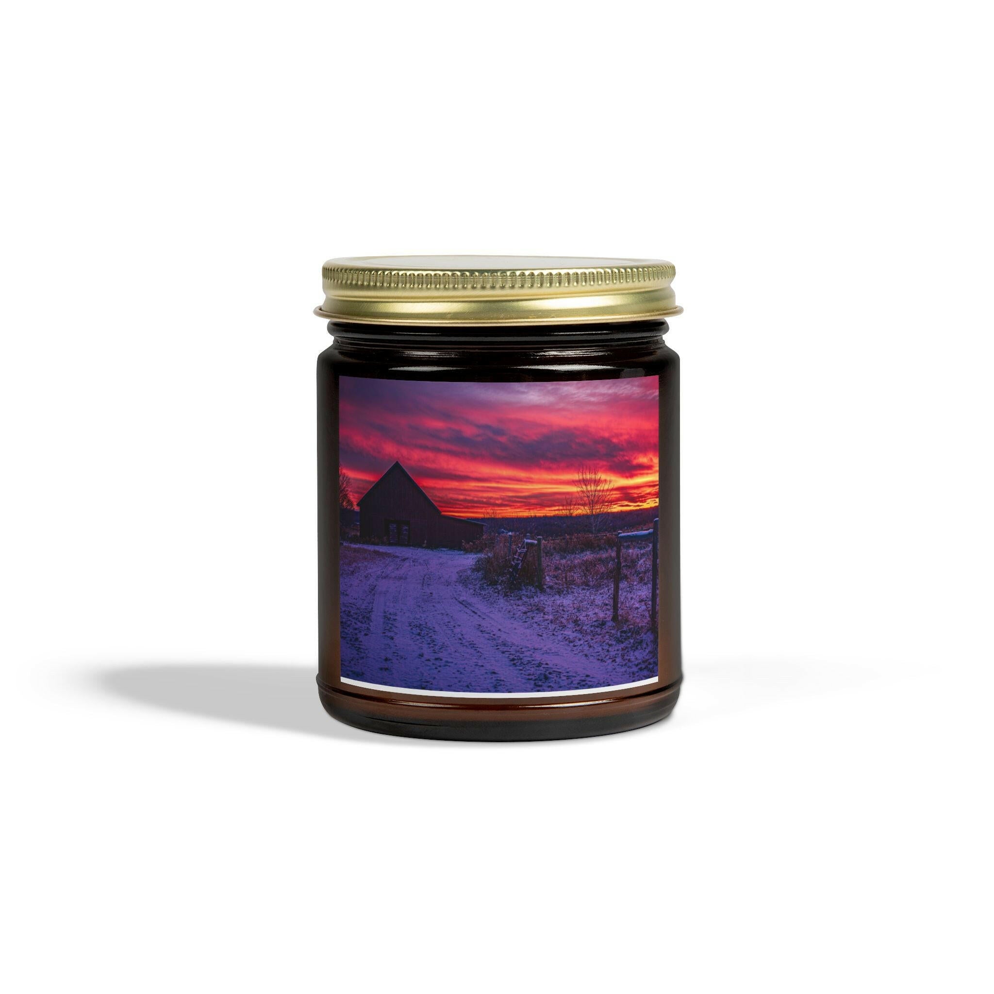 Scented Candles, December Sunrise in Ballston Lake, New York