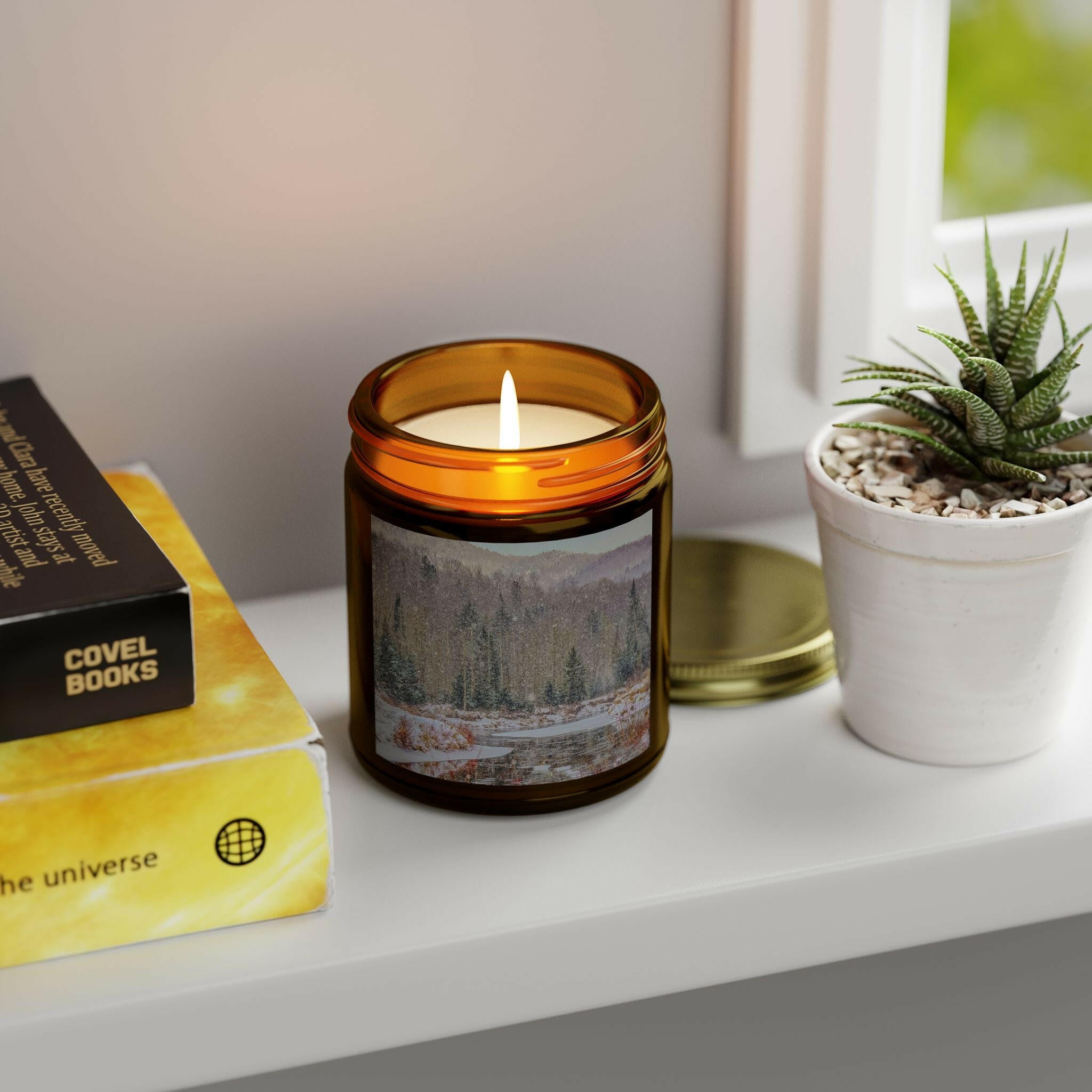 Scented Candles, Mountain Wintry Scene