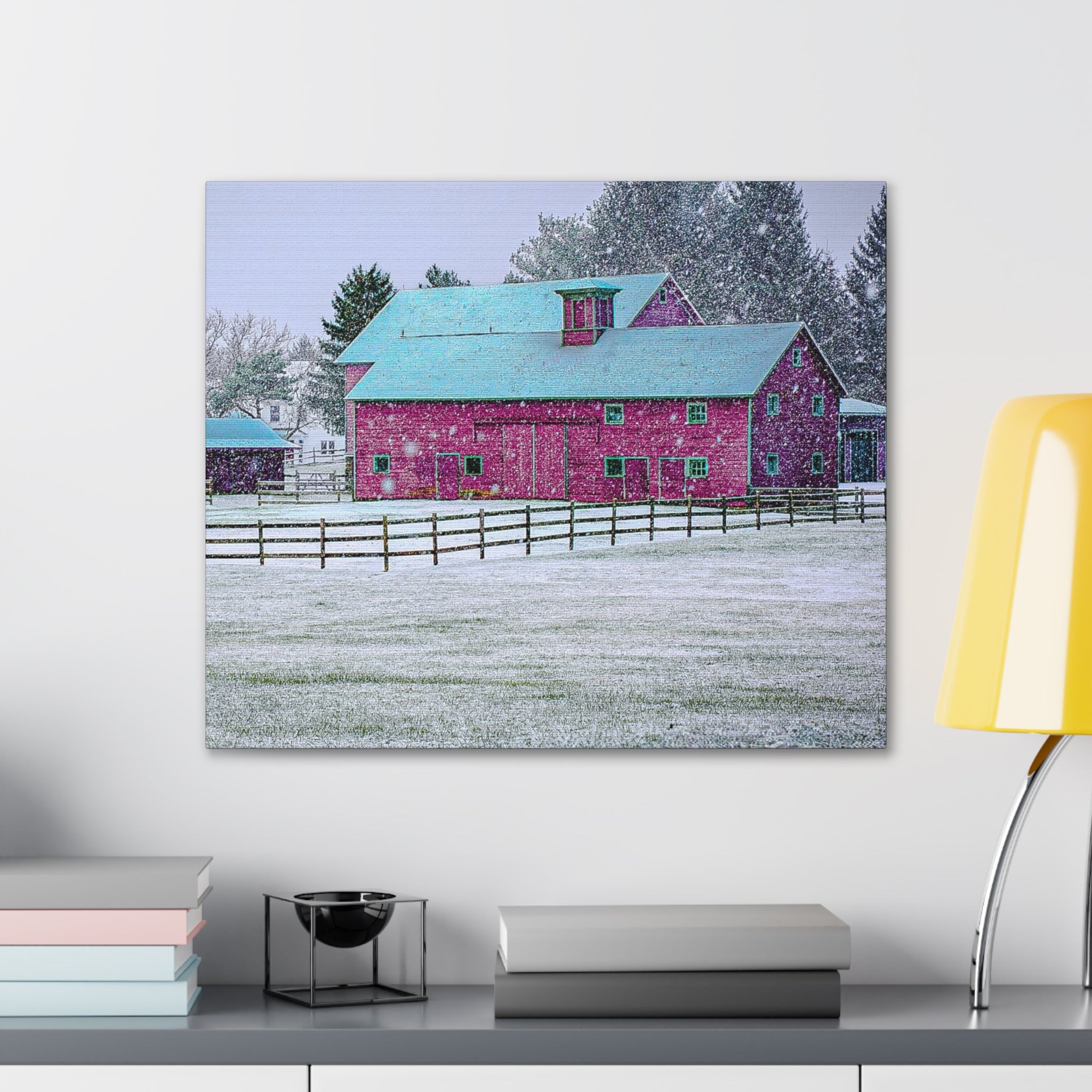 Canvas Gallery Wraps-Red Barn