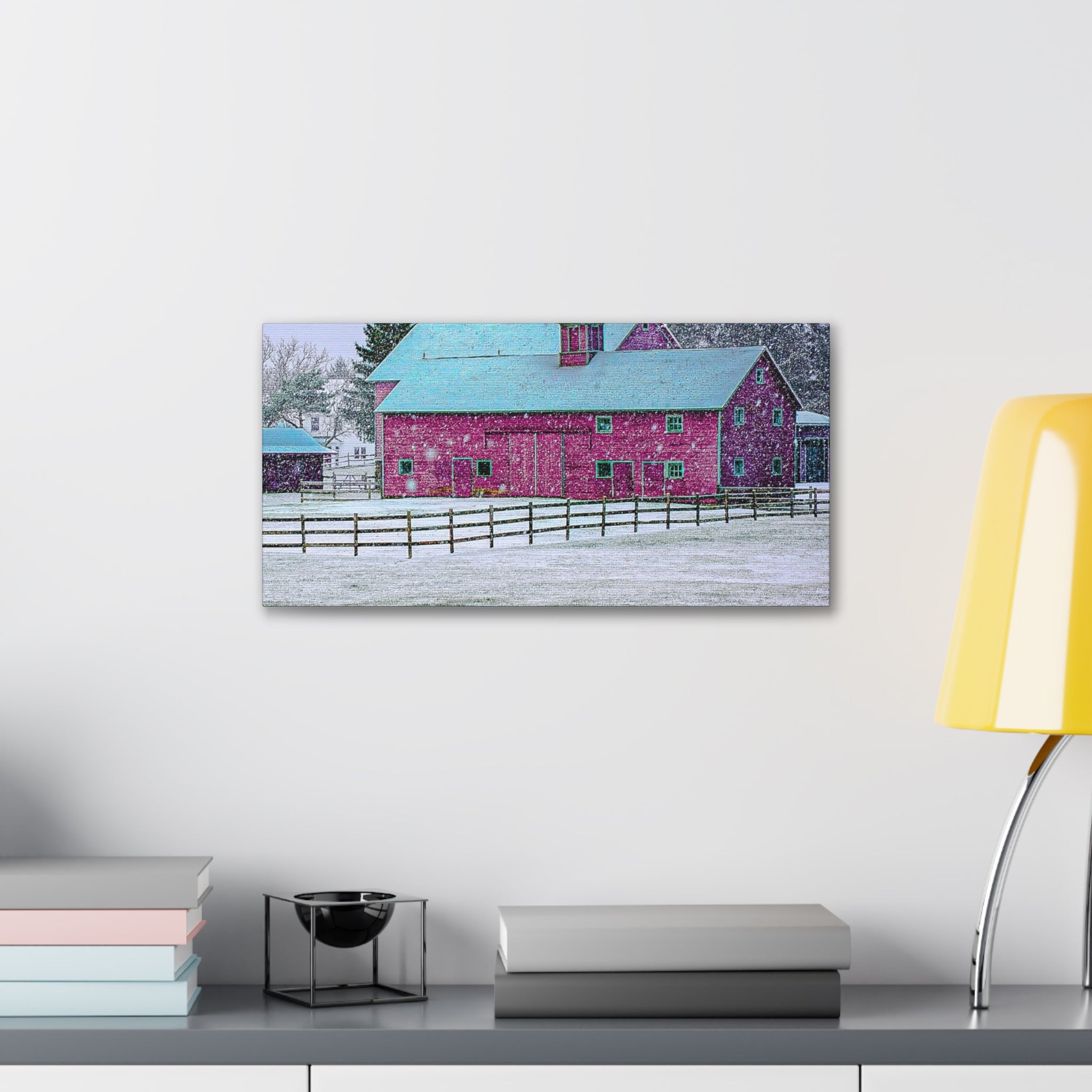 Canvas Gallery Wraps-Red Barn