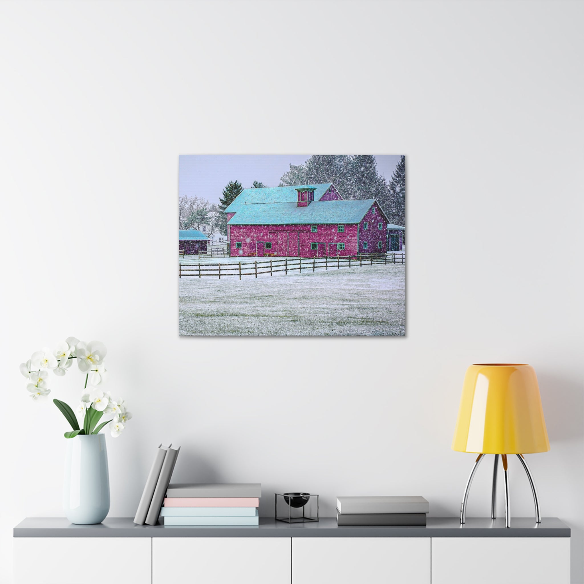 Canvas Gallery Wraps-Red Barn