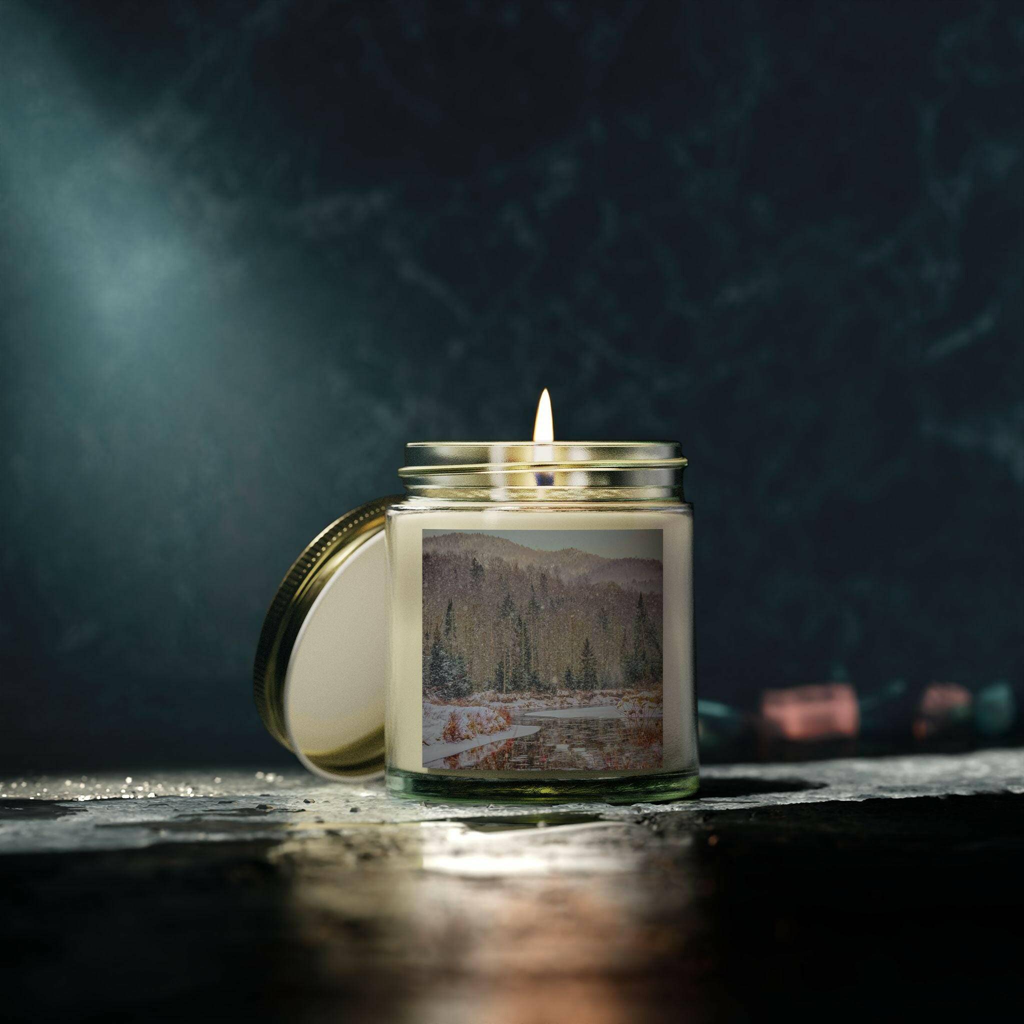 Scented Candles, Mountain Wintry Scene