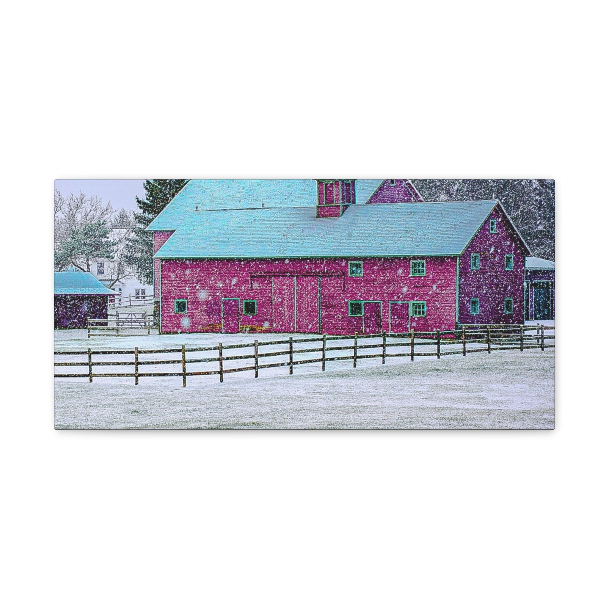 Canvas Gallery Wraps-Red Barn