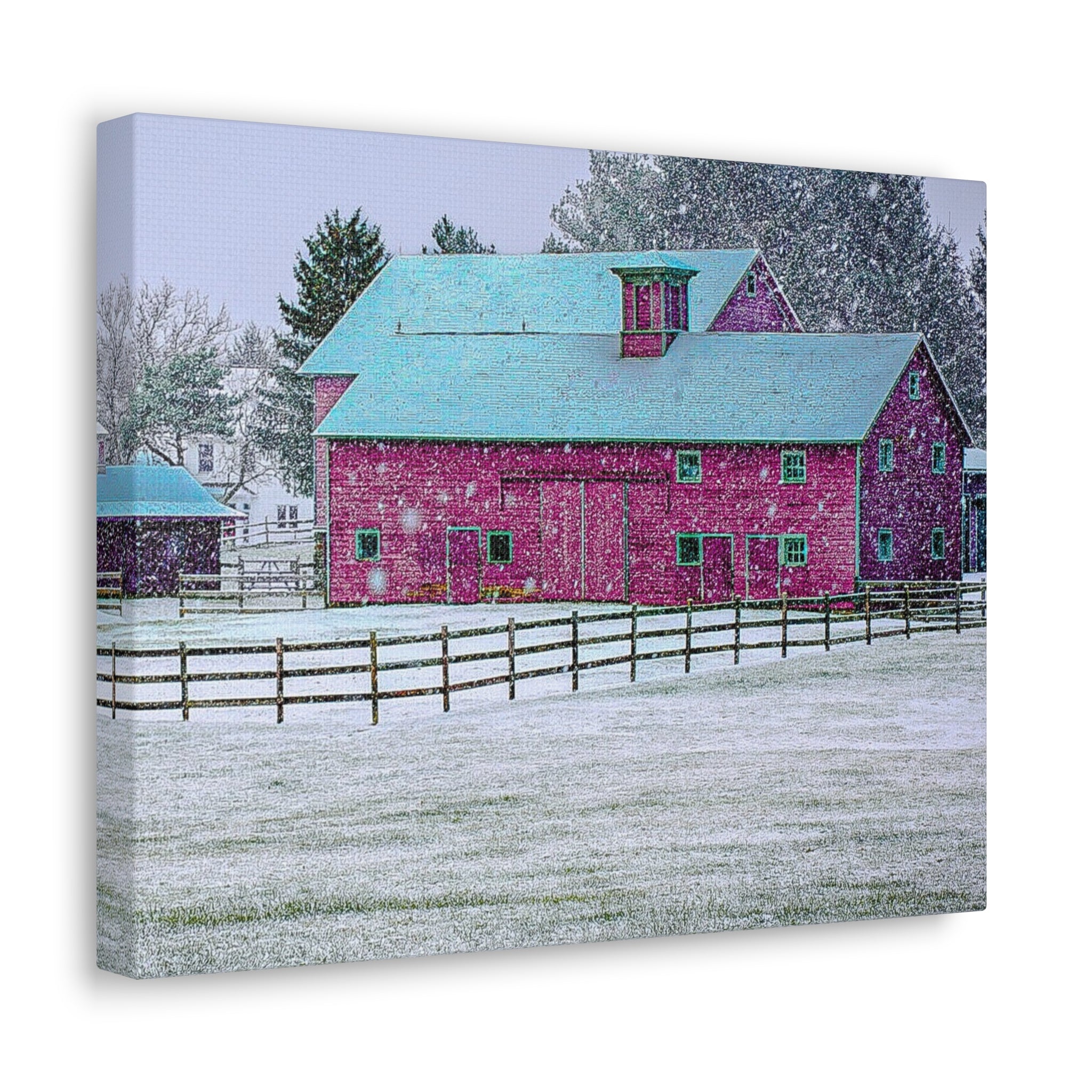 Canvas Gallery Wraps-Red Barn