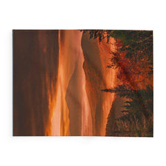 Goodnow Mountain-Arctic Fleece Blanket.