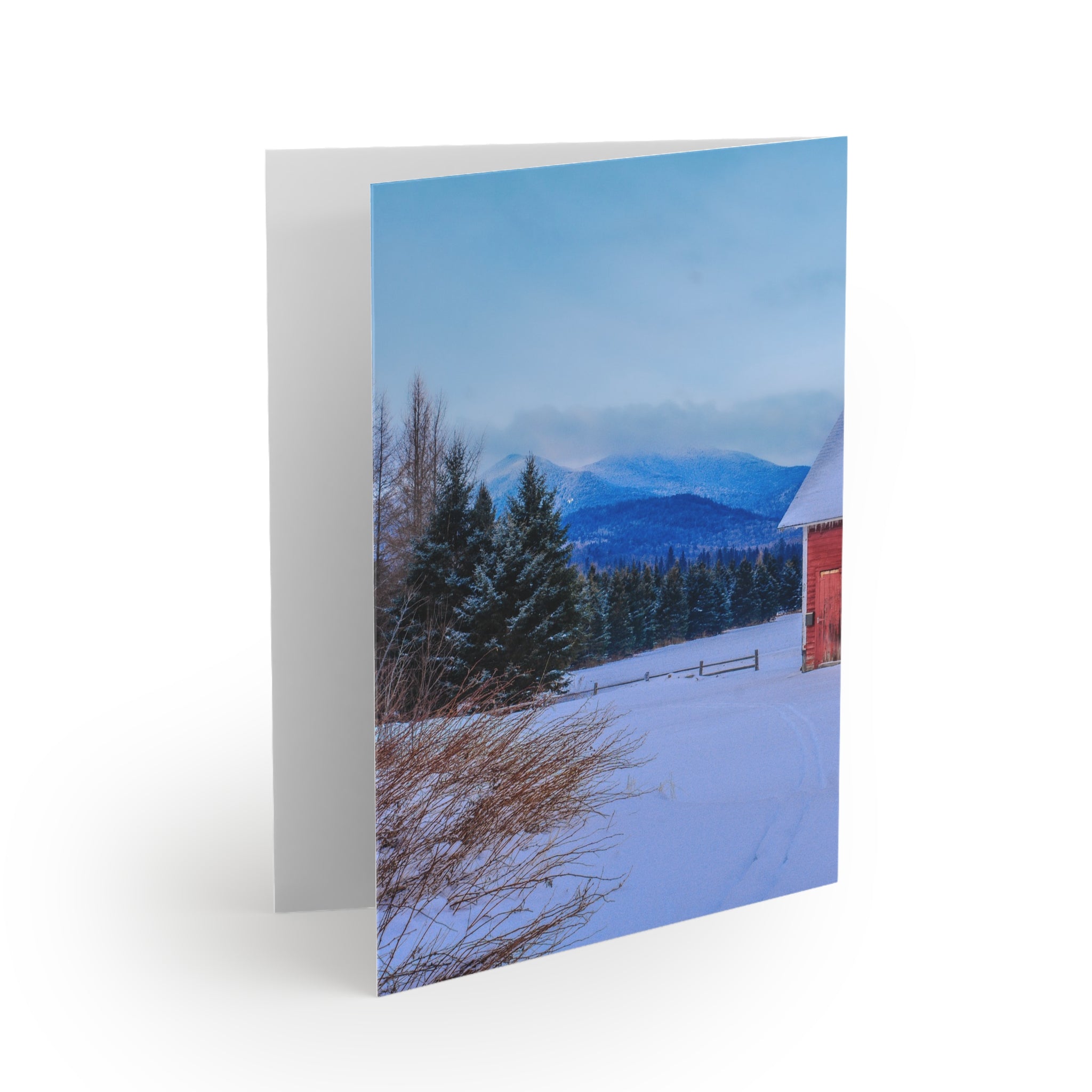 Greeting Cards (16 pcs) - Red Barn in the Adirondacks