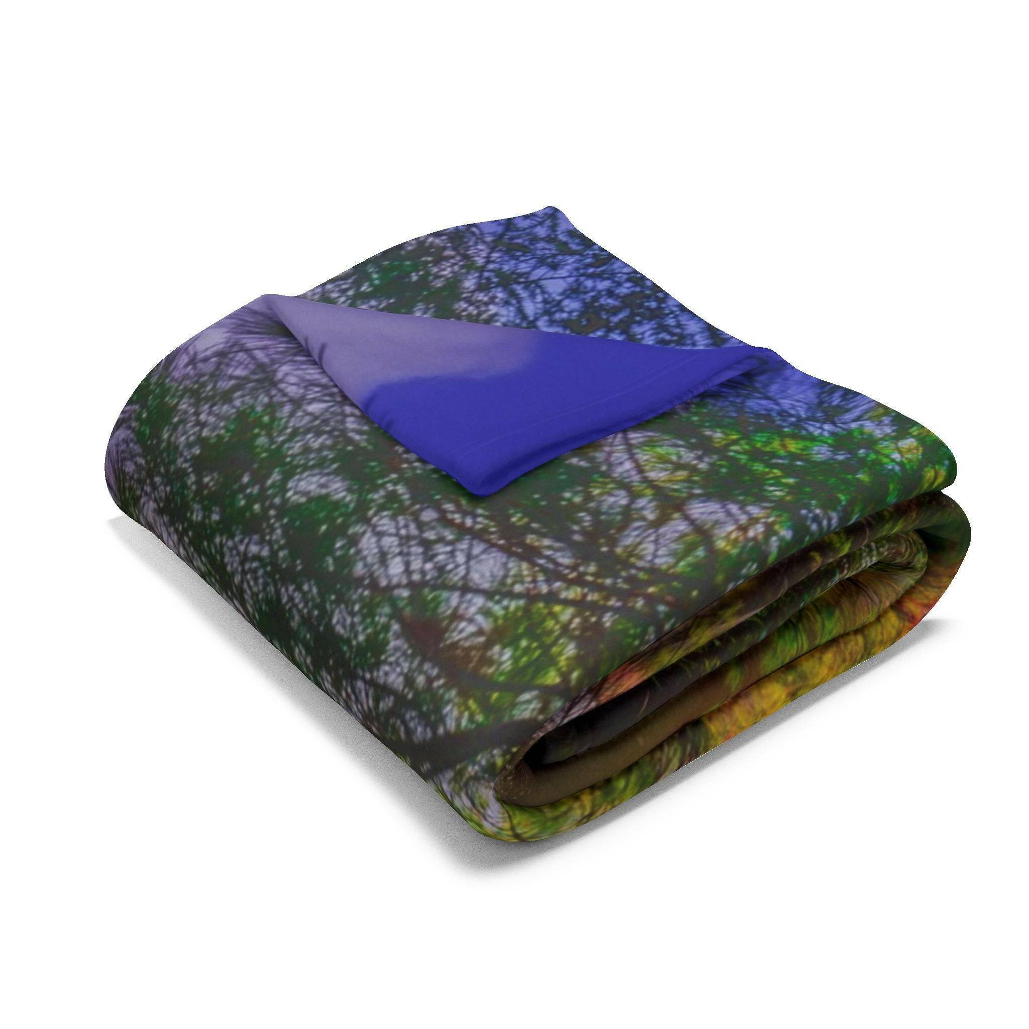 Adirondack Mountains Fall Foliage-Arctic Fleece Blanket.