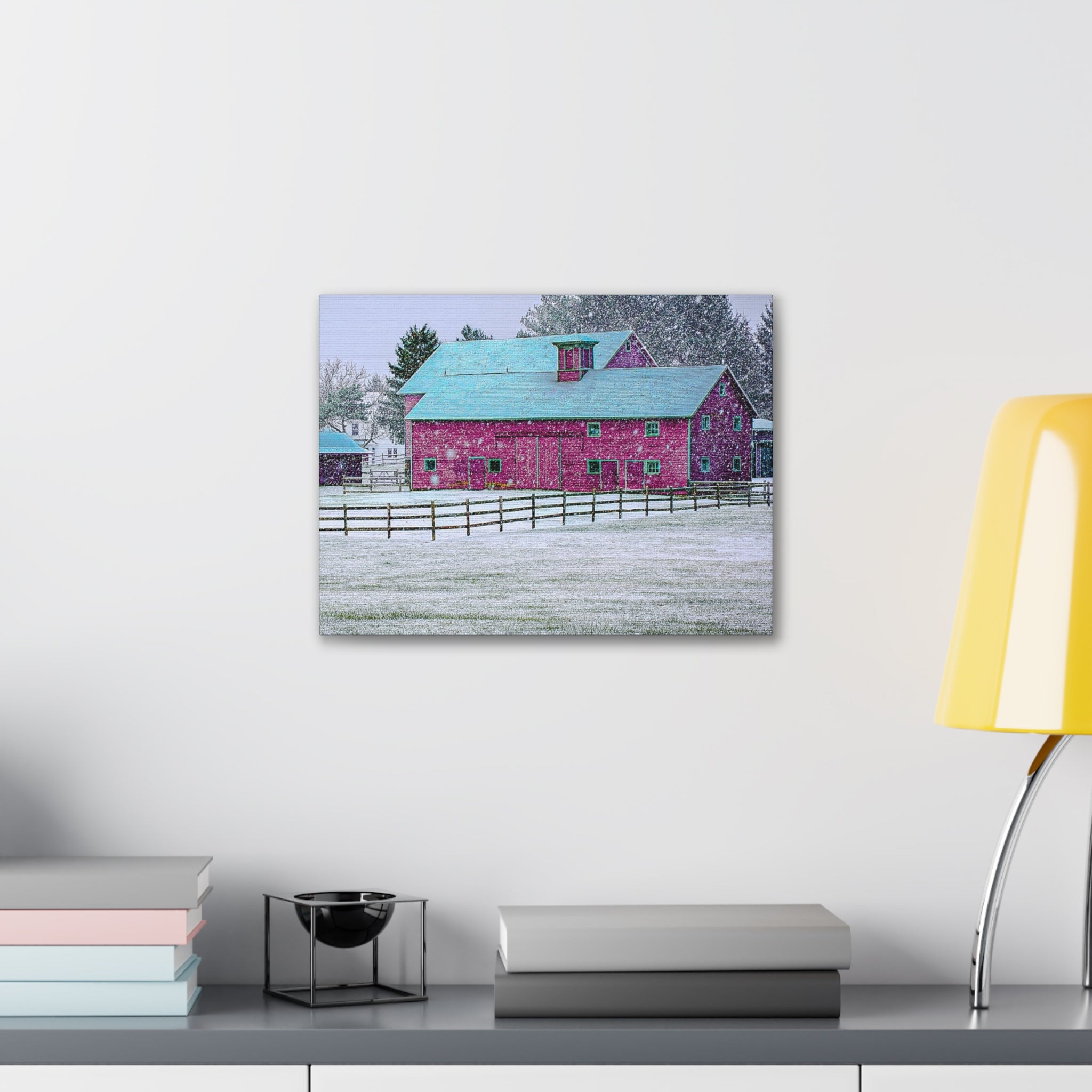 Canvas Gallery Wraps-Red Barn