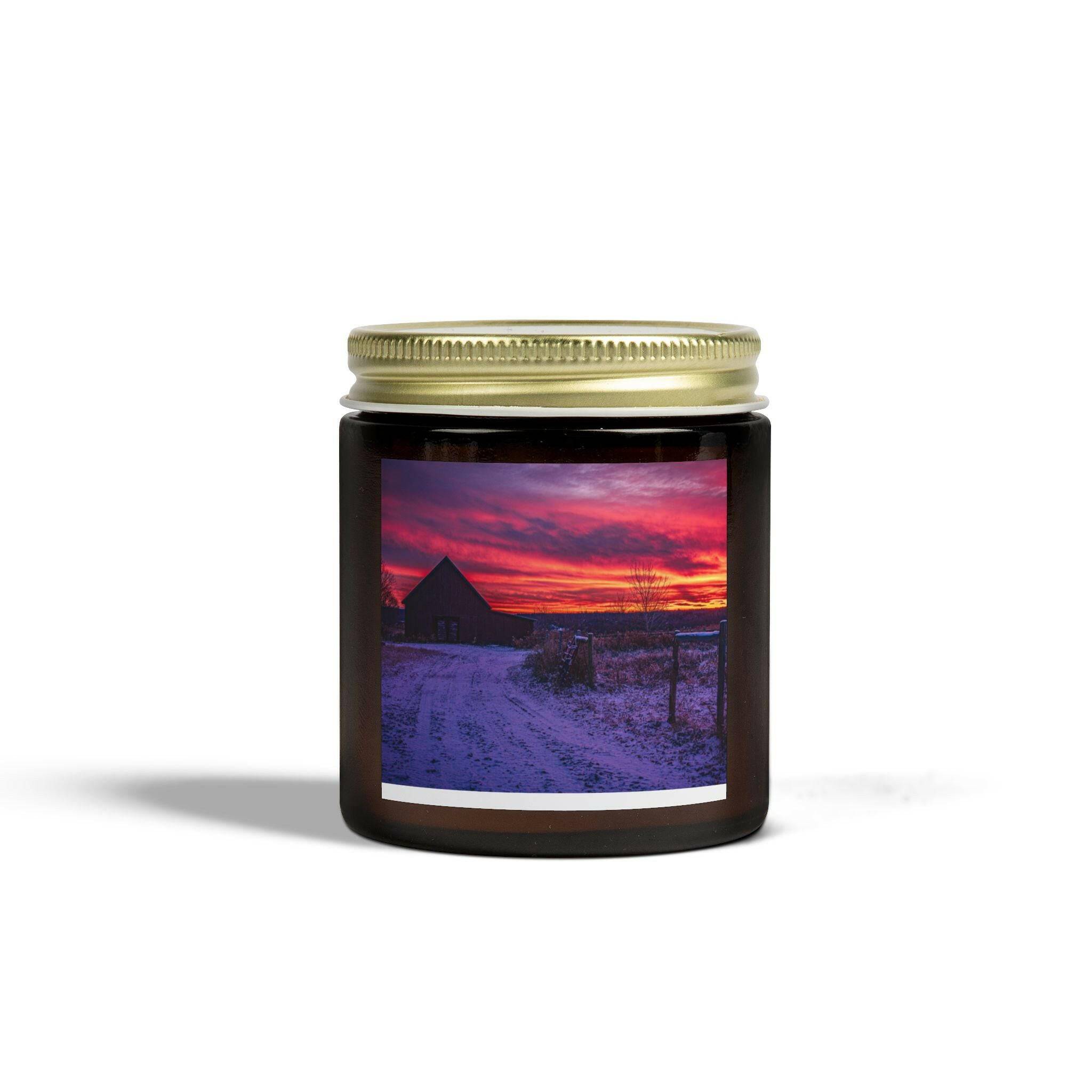 Scented Candles, December Sunrise in Ballston Lake, New York