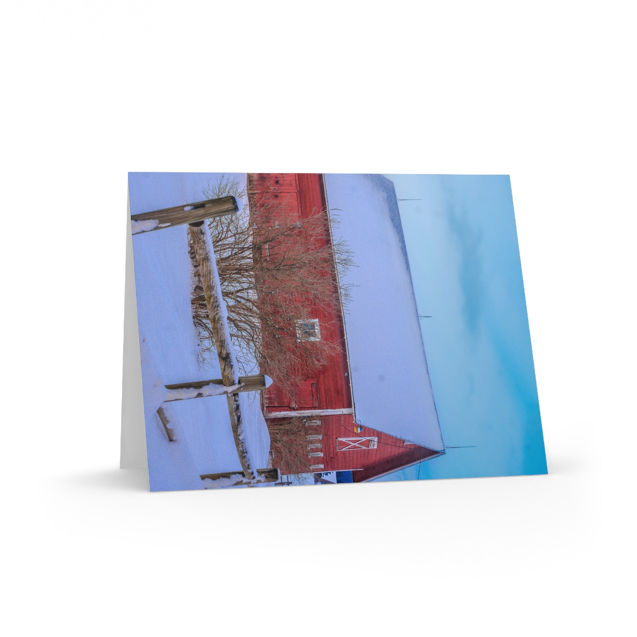 Greeting Cards (16 pcs) - Red Barn in the Adirondacks