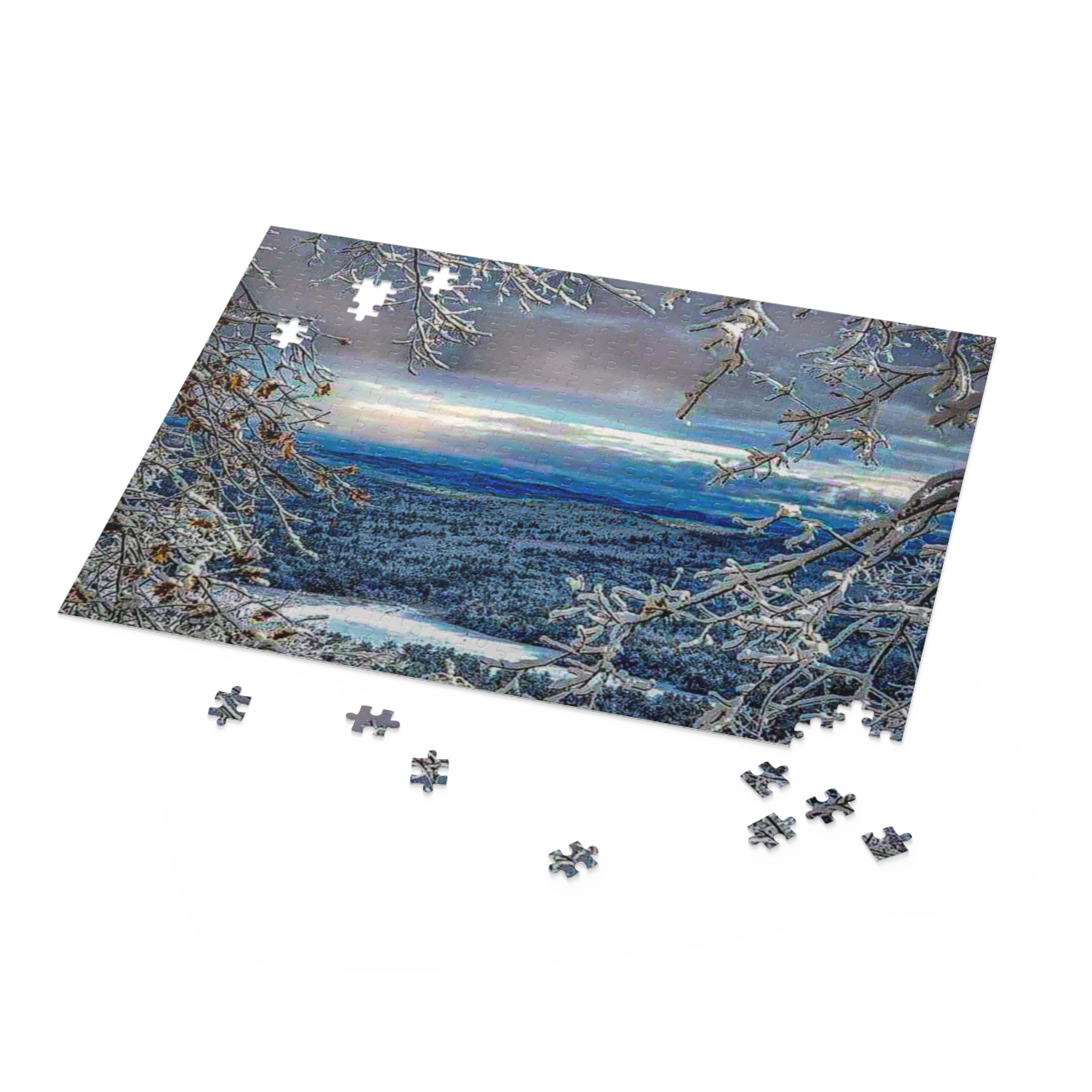 Puzzle (120, 252, 500-Piece)-Adirondack Mountain Hike