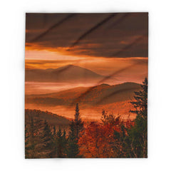 Goodnow Mountain-Arctic Fleece Blanket.