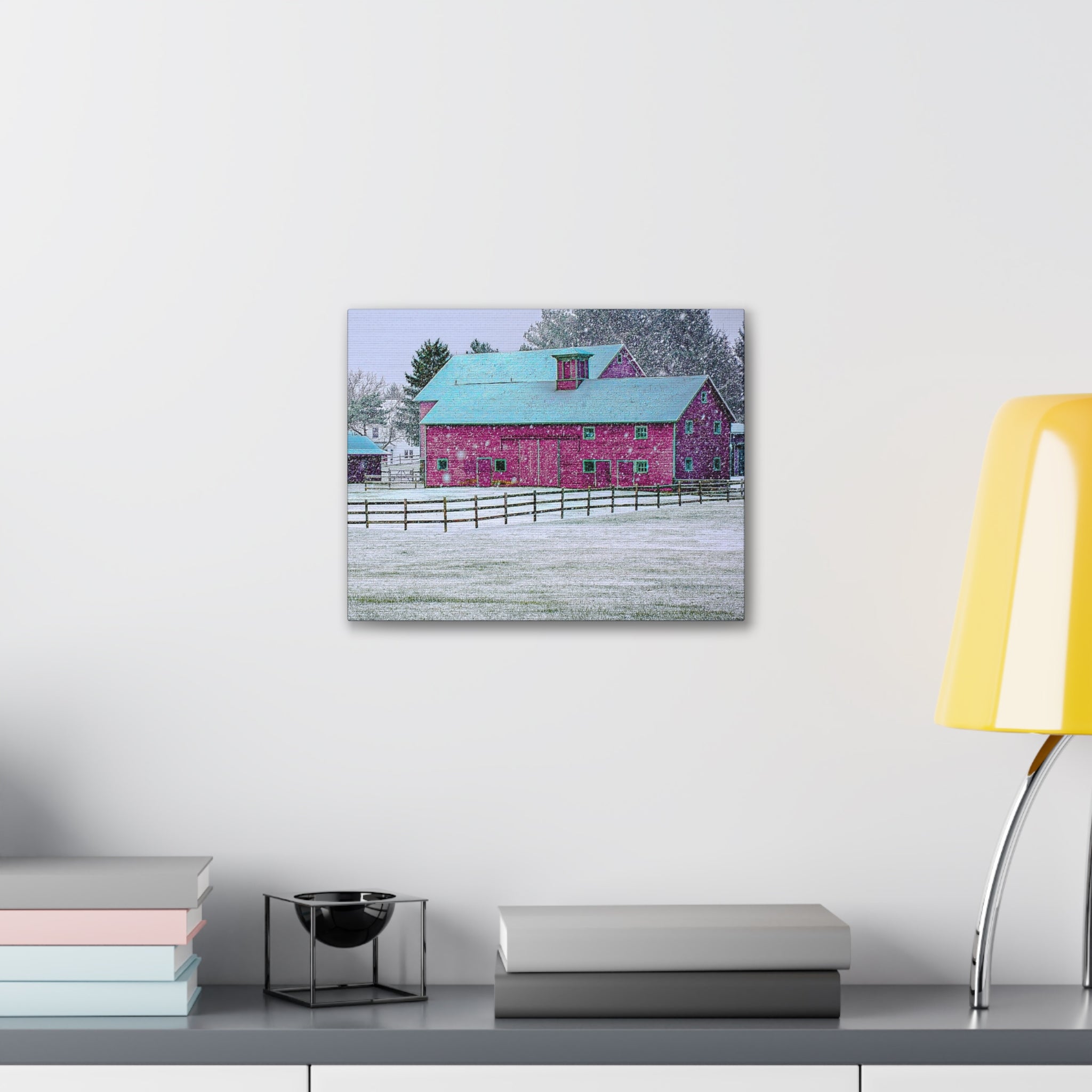 Canvas Gallery Wraps-Red Barn