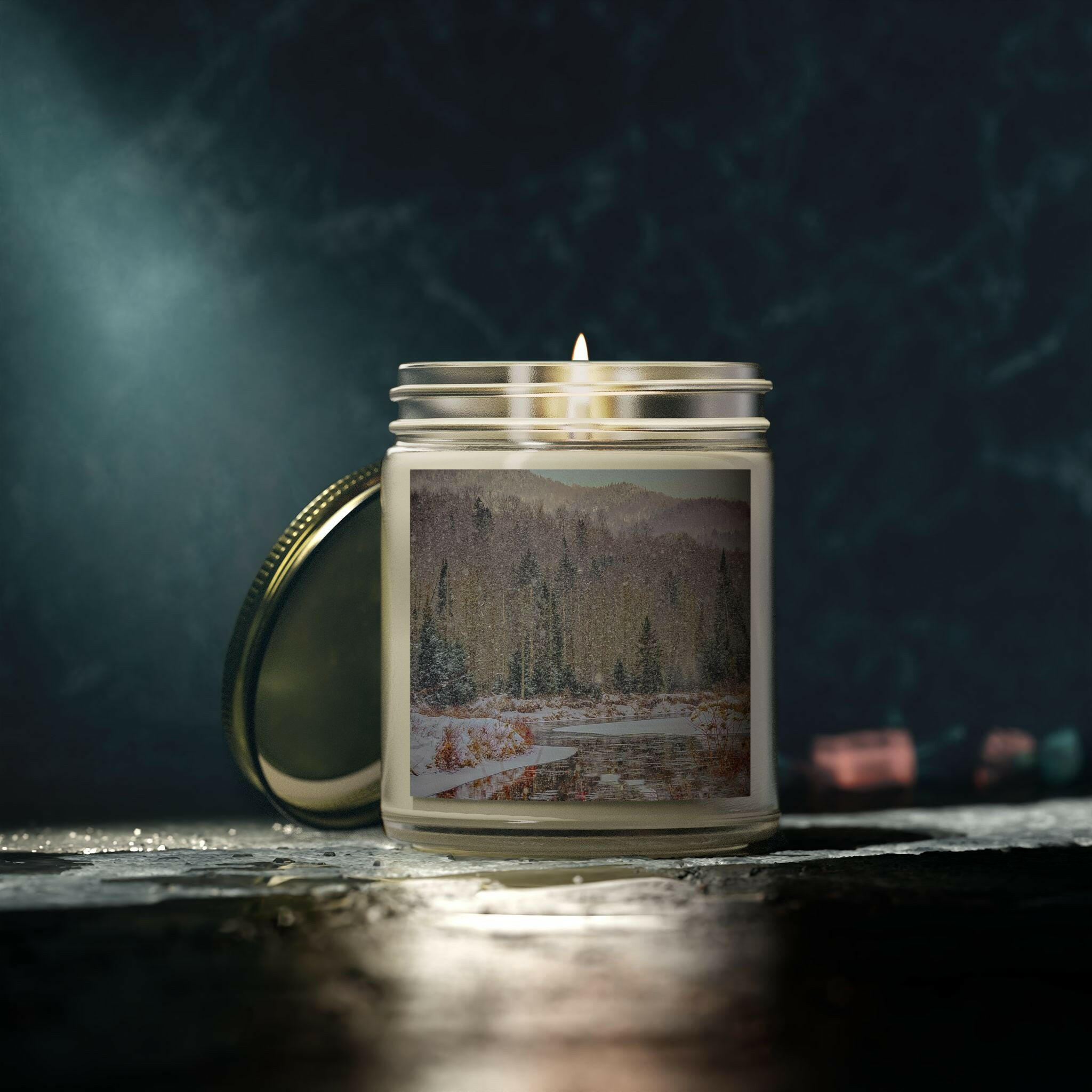 Scented Candles, Mountain Wintry Scene