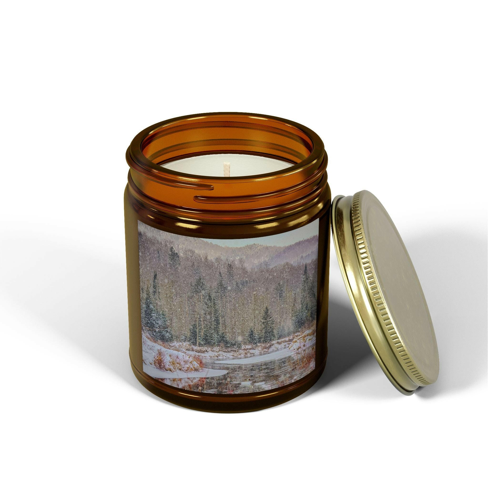 Scented Candles, Mountain Wintry Scene