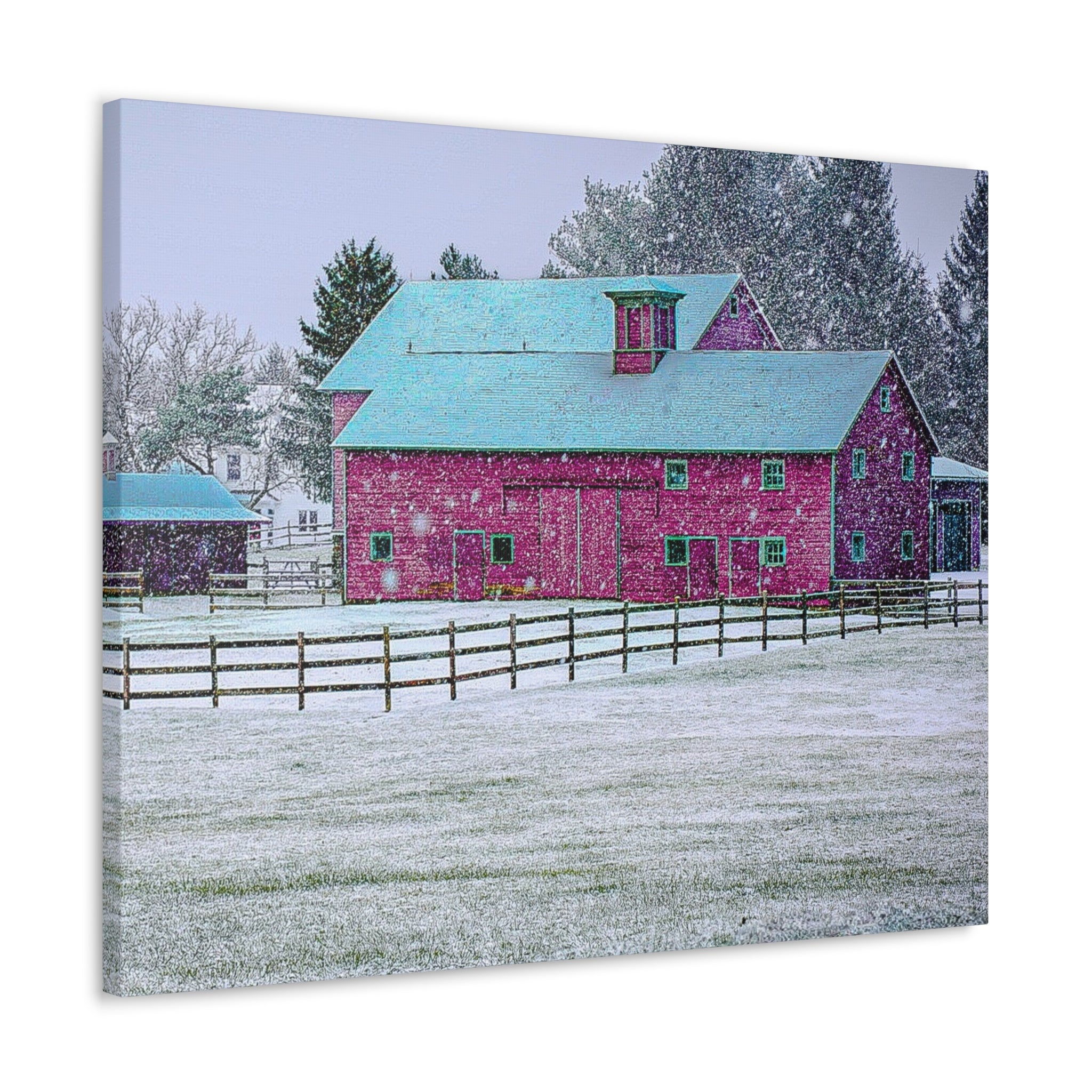 Canvas Gallery Wraps-Red Barn