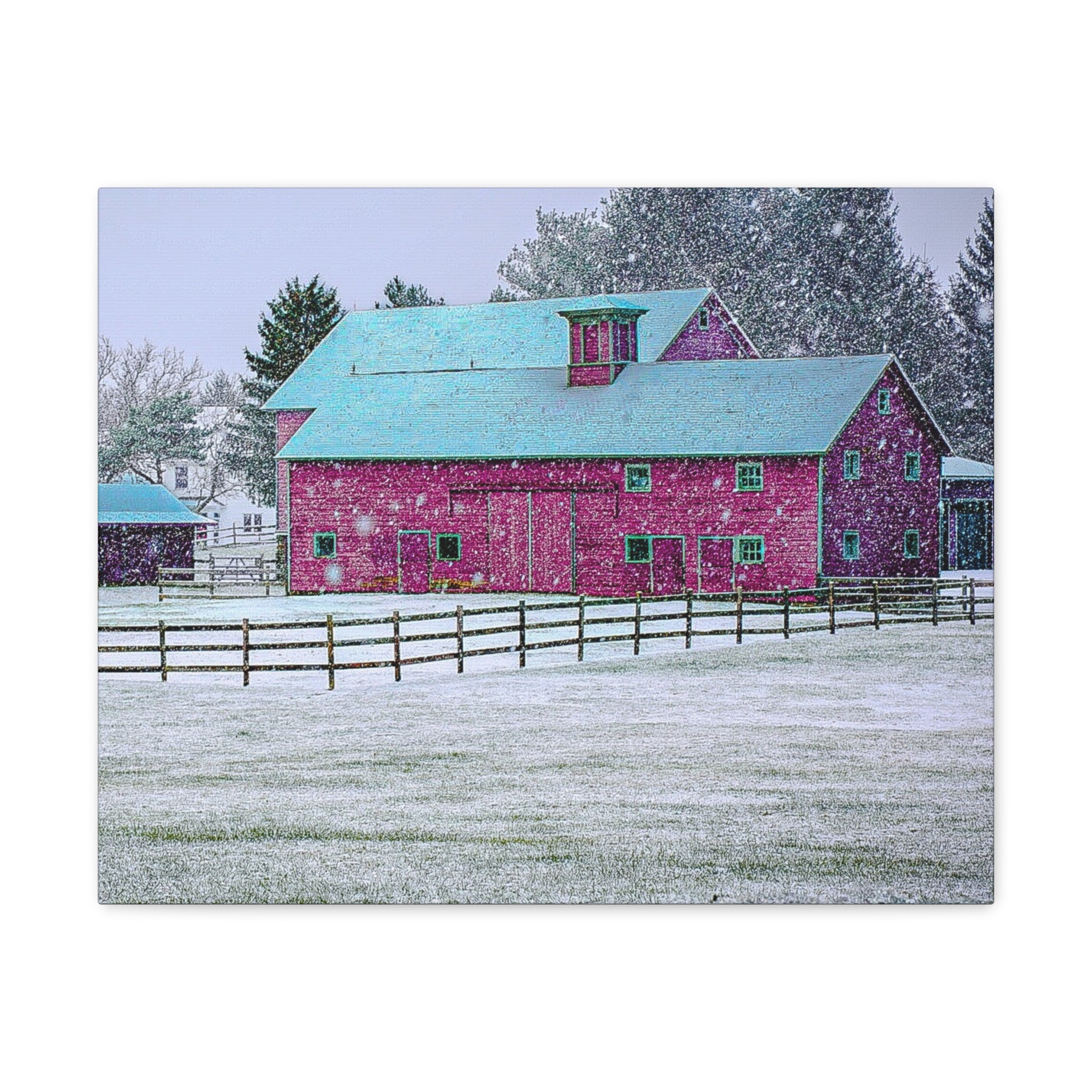 Canvas Gallery Wraps-Red Barn