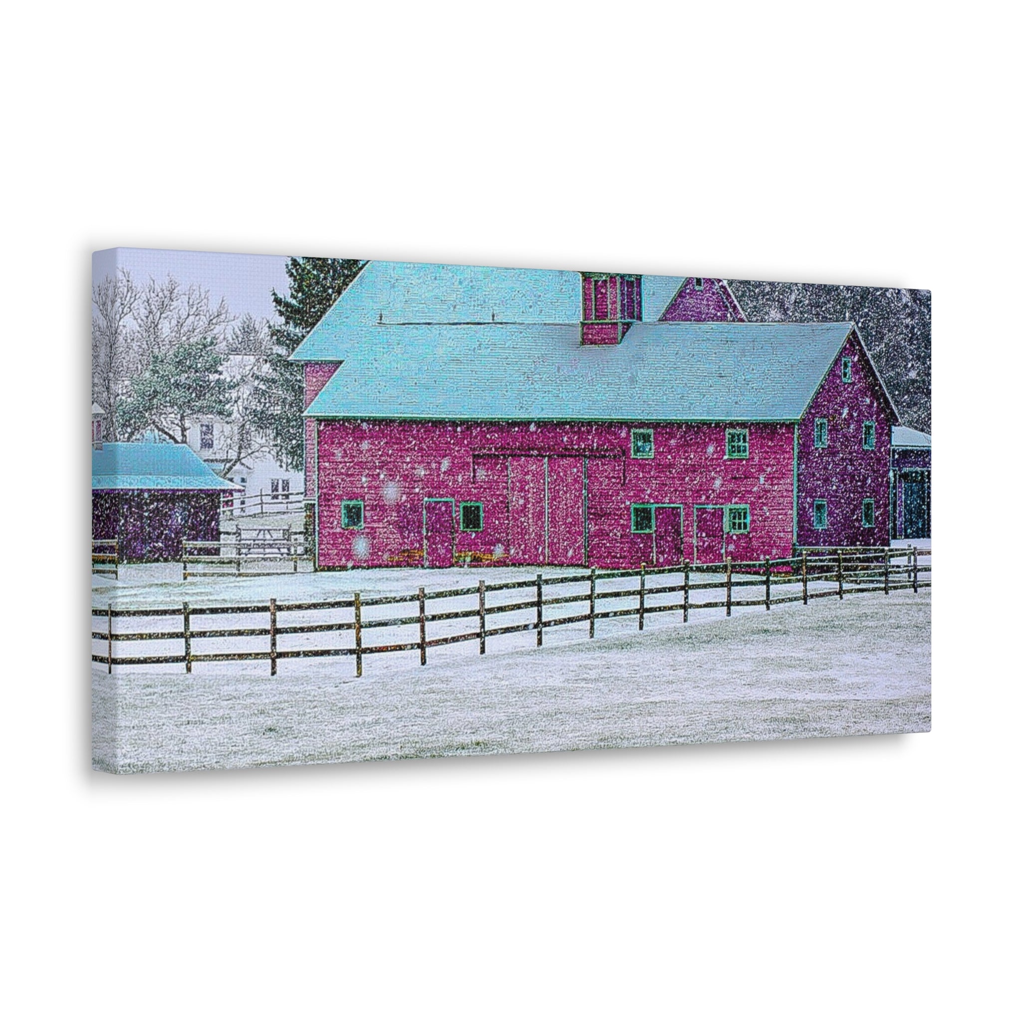 Canvas Gallery Wraps-Red Barn