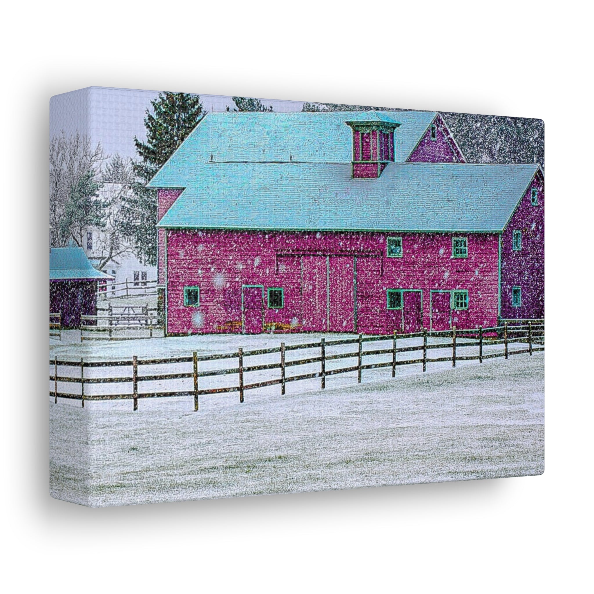 Canvas Gallery Wraps-Red Barn