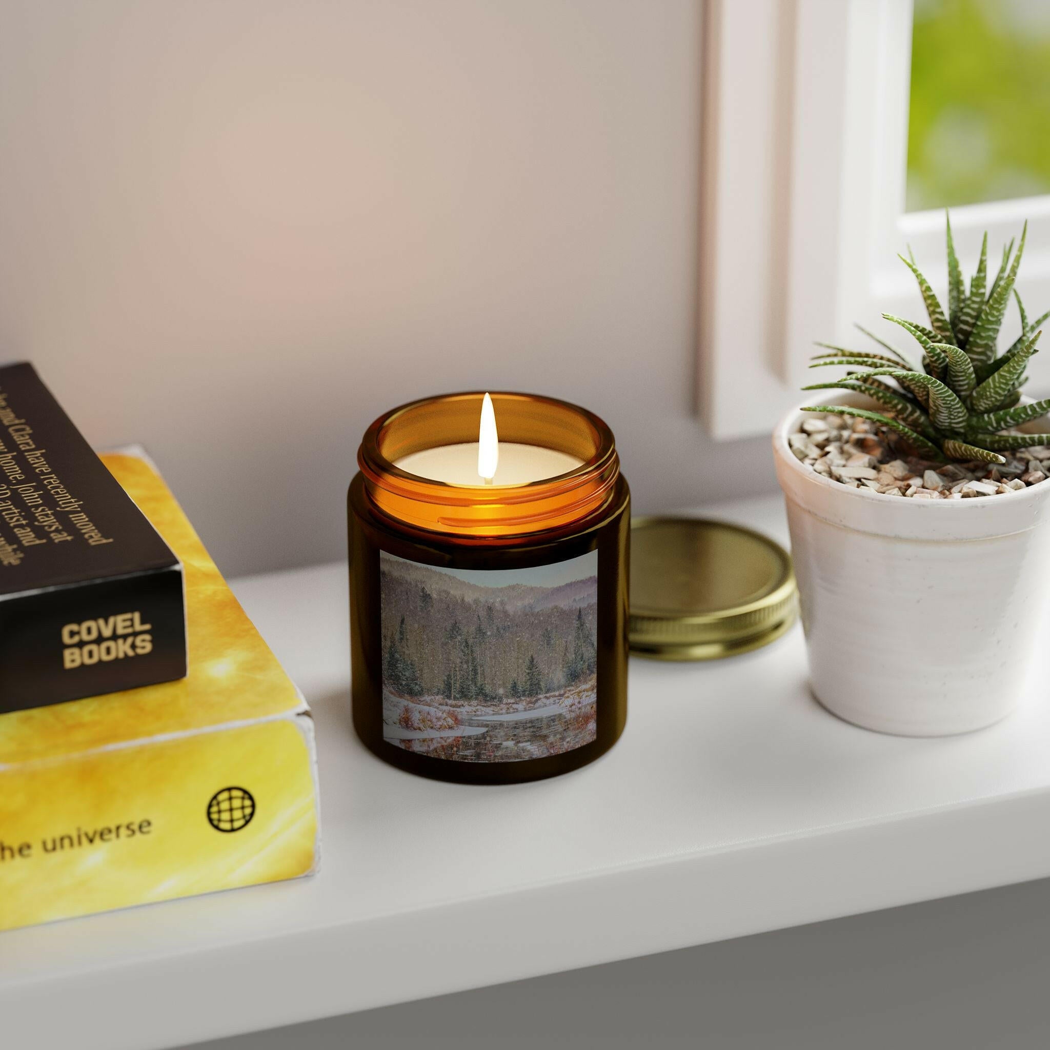 Scented Candles, Mountain Wintry Scene