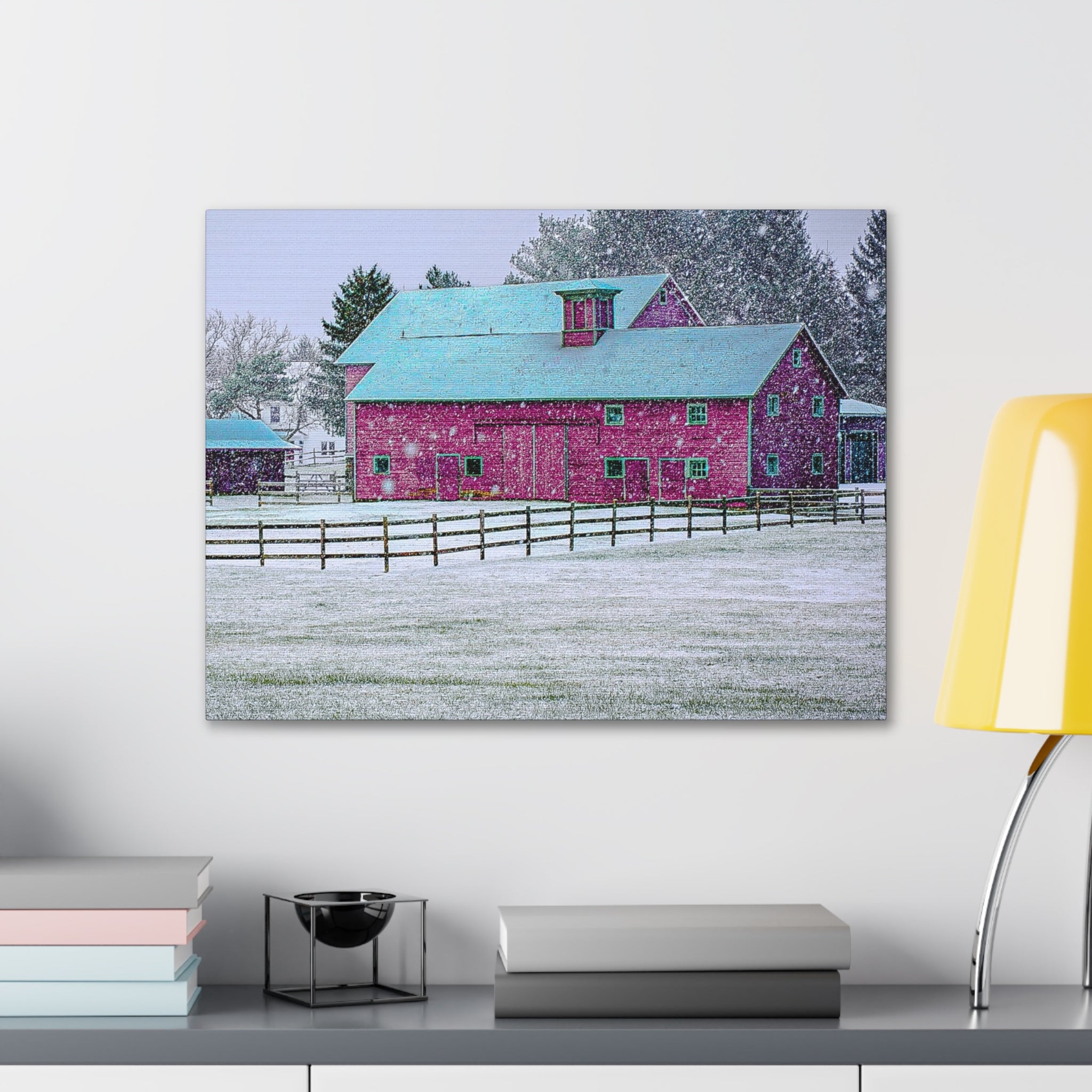 Canvas Gallery Wraps-Red Barn